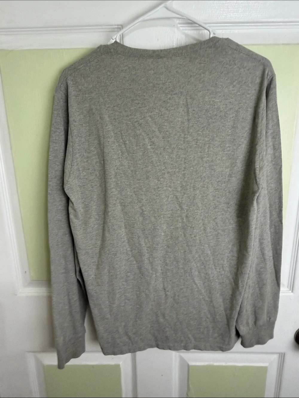 Fruit of the Loom Men's Long Sleeve Crewneck Shirt - Heather Gray